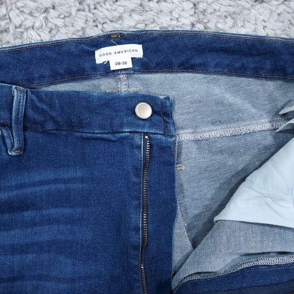 Good American Always Fits Good Legs Ankle Skinny Jeans Distressed Size 28-32 - Picture 6 of 11